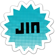 Jin starburst sticker